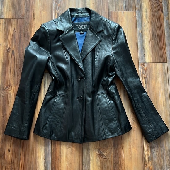 Wilson’s Leather jacket black small - Picture 13 of 13